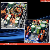 Amplificateur de haut-parleurs de voiture AMPX208OD 5 canaux 4.1 CH 80Wx4CH+250Wx1CH 4 Ohm Fullrange avec basses puissantes, amplificateur de subwoofer de voiture classe D
