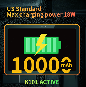 Aozora แท็บเล็ต K101แอคทีฟ5g คุณภาพสูงทนทานมากพร้อมซิมการ์ดแอนดรอยด์13มินิคอมพิวเตอร์โทรศัพท์ TEB <span class=keywords><strong>2</strong></span> in 1 Cellular แล็ปท็อป - Product Image 2