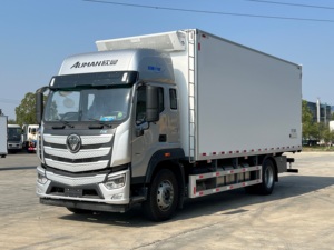 Camion frigorifique FOTON AUMAN de 6,8 m, camion de la chaîne du froid, fourgon frigorifique diesel pour la logistique alimentaire surgelée longue distance, automatique - Product Image 1