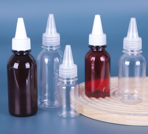 HDPE <b>Plastic</b> Squeezing Bottles for Oil Dispenser Dropper Applicator with Twist Top <b>Cap</b> and Inner Gasket for Chemical Use - Product Image 2