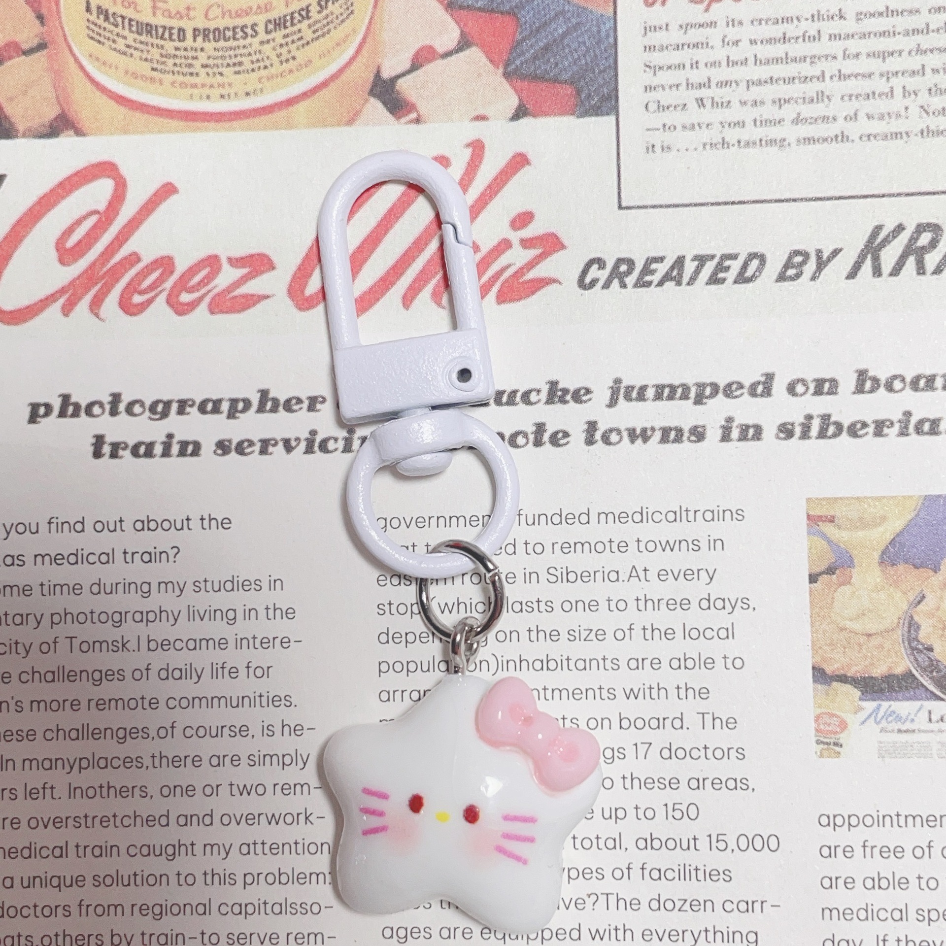 Cat Charm String  [White Star]