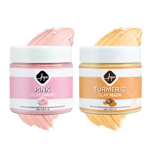 Masque Facial en mer mer, 1 pièce, meilleure vente, étiquette privée, hydratant, rose, en Bentonite, pour le visage, soins pour la peau, en argile tumerique