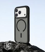 Étui de téléphone magnétique mat testé contre les chutes 3M pour iPhone 18 Pro Max avec pare-chocs en TPE pour une protection robuste