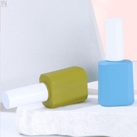Nouveau design 2026, faible MOQ, couleur unie, OEM ODM, flacons en verre vides de 10 ml et 12 ml pour vernis à ongles gel et huile pour cuticules, avec pinceaux et bouchons
