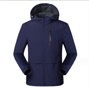 Benutzer definiertes Logo Frühling Herbst Outdoor Sturm jacke Herren Dünne Freizeit jacke Atmungsaktive wind dichte Regen jacke Bergsteiger kleidung - Product Image 2