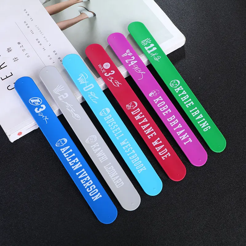 Cheap silicone wristband custom logo silicone tapping bracelet rubber wristband silicone buckle wristband