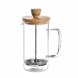 Macchina manuale per caffè/tè in bambù in stile francese, 350 ml. (Lacor 62163) - Product Image 2
