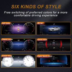 STWEI para Mercedes Benz Clase E W212 NTG 4.5 4.0 E300, Panel de Instrumentos Digital LCD para Coche, Pantalla QLED de 12.3 Pulgadas, Linux - Product Image 3