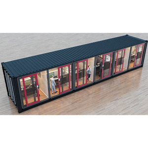 20ft 40ft container văn phòng ngoài trời mini Pod prefab nhà Modular văn phòng bên ngoài làm việc đổ cho thuê chia sẻ không gian văn phòng - Product Image 1