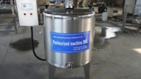 Machine de pasteurisation UHT HTST 10L-1000L, pasteurisateur à petite et grande échelle pour produits laitiers, boissons et substrat de champignons avec pompe