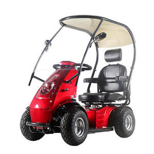 Oudere Woon-Werkauto Vierwielige Elektrische Auto Familie Vervoer Kinderen Met Schuilplaats Kleine Bus Elektrische <span class=keywords><strong>Scooter</strong></span> - Product Image 2