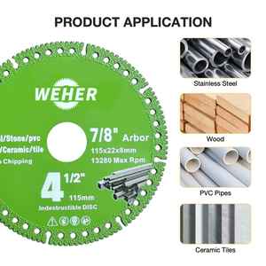 Disque <span class=keywords><strong>de</strong></span> coupe diamanté industriel à aspiration rapide, multi-usages pour <span class=keywords><strong>bois</strong></span>, PVC, <span class=keywords><strong>carrelage</strong></span>, pierre et marbre, pour meuleuse d'angle - Product Image 6