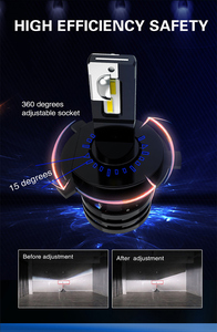 M2 Led phare de voiture H4 H7 H1 H8 H9 H11 9005 <span class=keywords><strong>Hb3</strong></span> 9006 <span class=keywords><strong>Hb4</strong></span> 9012 feux de croisement feux de route lentille Led lampe H4 H7 moto Led ampoules - Product Image 3