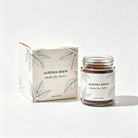 Boîte d'emballage personnalisée résistante à l'humidité, boîte de vente au détail laminée pour les capsules de café et les capsules d'espresso