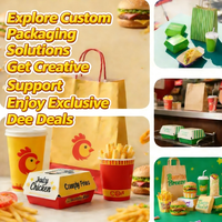 Boîte à hamburger en carton écologique en canne à sucre, personnalisable avec logo, résistante à la graisse, pour emporter