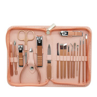 Kit de soins personnels en acier inoxydable 7 en 1 Coupe-ongles Manucure et pédicure pour cadeau Voyage Hôtel