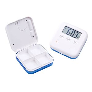 Distributeur de pilules électronique hebdomadaire 7 jours avec rappel et alarme, 4 compartiments - Product Image 1