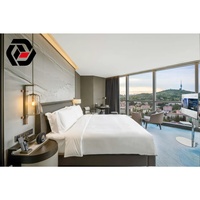 Meuble de chambre à coucher en bois massif sur mesure avec vue panoramique du sol au plafond, qualité supérieure 5 étoiles, fourni directement par le fabricant pour appartement