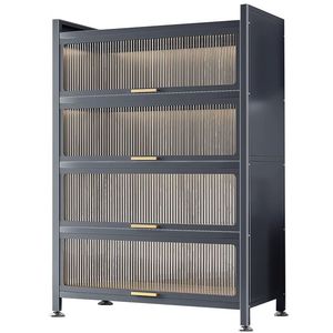 Estante Escurridor Metálico de 5 Niveles Tipo Cajón para Cocina, Organizador de Platos y Cubiertos - Product Image 3