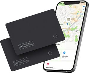Rastreador y localizador GPS inteligente certificado MFi, etiqueta de tarjeta portátil antipérdida para niños, tiempo de espera prolongado, buscador de billetera de plástico - Product Image 2