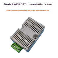 DIN 35mm Rail Digital Temperature Humidity Sensor Transmitter 4~20mA 0-10V RS485 Control Module ABS OEM Humidity Monitor