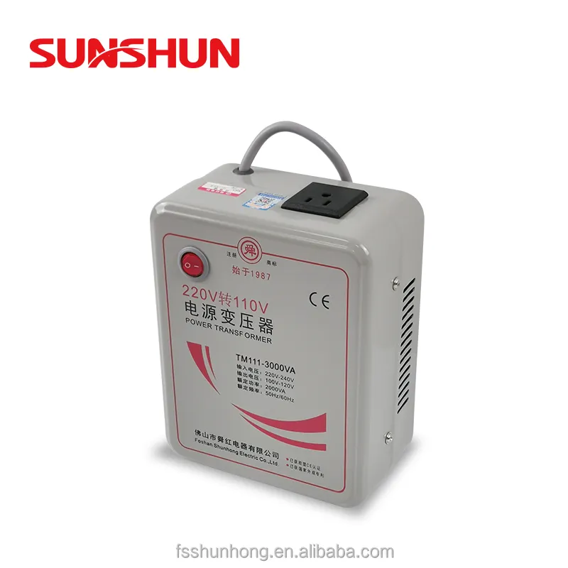 Shunhong 3000 Вт бытовая техника понижающий от 220 В до 110 В преобразователь напряжения трансформатор