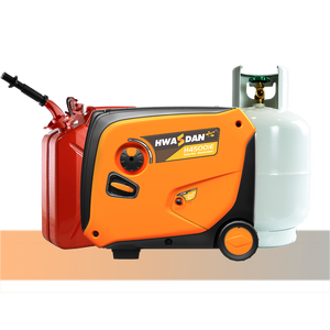 Générateur portable à double carburant super silencieux 3,5 kW 4000 watts 4 kVA, propane et butane, vente en gros - Product Image 1