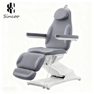 Üretici Modern deri 3 Motor yüz Spa yatak ayarlanabilir elektrikli kozmetik sandalye güzellik salonu için güzellik yatağı - Product Image 1