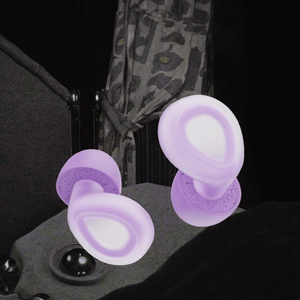 Bouchons d'oreilles pliables en silicone réutilisables de haute qualité certifiés CE, doux, pour le sommeil, anti-ronflement, réduction du bruit, protection auditive - Product Image 3