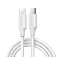 Câble USB C UGREEN 100W pour MacBook Pro, câble de charge rapide USB-C vers USB-C 5A, blanc, double Type-C, matériau PVC