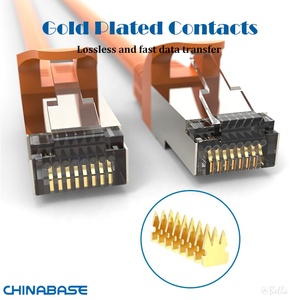 <span class=keywords><strong>Cat</strong></span> 8 cáp Ethernet 26AWG 40Gbps 2000MHz siêu tốc độ cat8 Lan Mạng Cáp SFTP vá dây tương thích cho chơi game <span class=keywords><strong>PC</strong></span> ps5/4/3 - Product Image 2