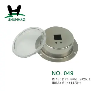 304 thermomètre boîtier de manomètre en acier inoxydable avec boîtier de jauge à bride fournisseur thermomètre boîtier d'estampage à emboutissage profond