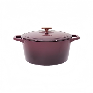 <span class=keywords><strong>Cocotte</strong></span> en <span class=keywords><strong>fonte</strong></span> émaillée avec couvercle à double poignée Passe au four jusqu'à 500 ° F <span class=keywords><strong>ou</strong></span> sur la cuisinière - Product Image 3
