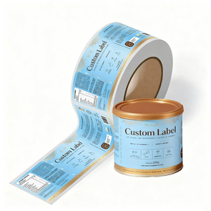 ฉลากชาแบบกำหนดเองบรรจุภัณฑ์กระดาษพื้นผิวมีกาวในตัวสติกเกอร์ฟอยล์สีทองโลหะพิมพ์ฉลากขวดไค - Product Image 2