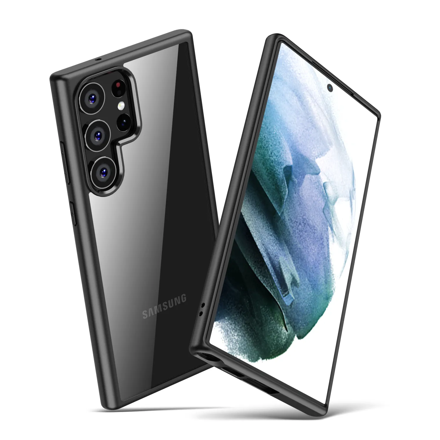 2022 S23 Ultra Phone Case Slim Matte TPU Grip Hybrid Clear Phone Case for Samsung Galaxy S23 Ultra s23plus s23
