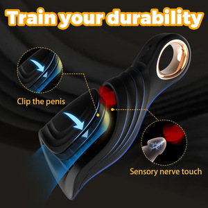 Masturbador de Pene con 10 Vibraciones y Lengua Automática para Estimular el Glande, para Adultos - Product Image 3