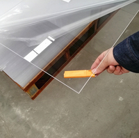 Plaque acrylique transparente de 4 mm 1220x2440, panneau en PMMA transparent pour cloison de meuble, gravure laser, service de découpe sur mesure