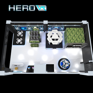 HEROVR Simulador Interior/Exterior Bicicleta Motor Spinner Juegos VR <span class=keywords><strong>Escape</strong></span> Room & Cinema Shooting Metal Parque de Atracciones para Aventura - Product Image 4