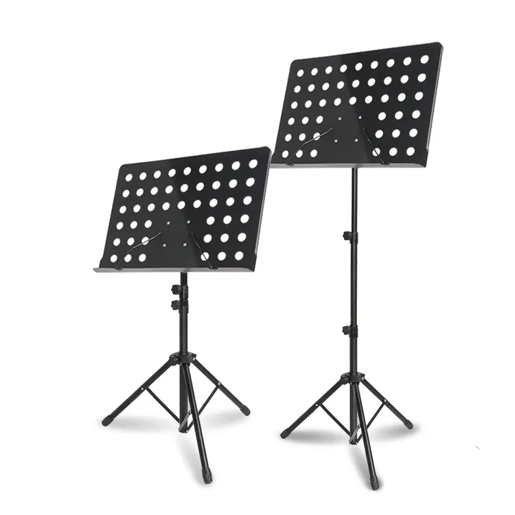 P 06 HEBIKUO professional elegant large adjustable black music book stand