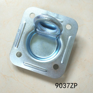 Anneau de levage de type D 82,6x76,5 mm en fer galvanisé pour le levage et la traction dans le transport logistique - Product Image 4