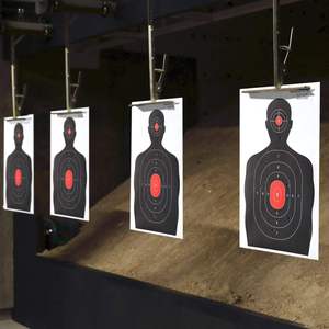 Large Silhouette Outline Paper Marker Sheet with MultiZone Target Zones for Outdoor Practice Training and Visual Reference - Product Image 2