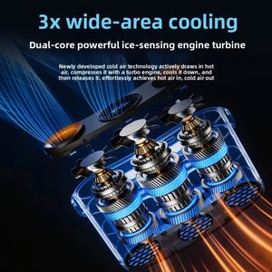 Ventilador Portátil de 8000 mAh con Clip para Cintura, Ventilador Personal de Alta Velocidad para Uso en Exteriores, Manos Libres, para Viajes, Obras de Construcción y Hogar - Product Image 2