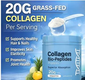 אבקת קולגן ביו-פפטידים חלבוניים ללא טעם לבריאות העור, השיער והציפורניים 567 גרם -  מכירה לוהטת - Product Image 3