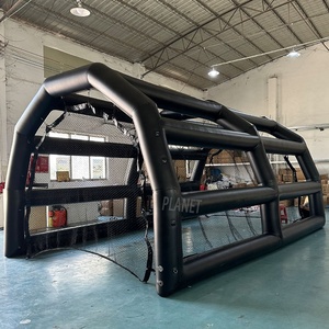 Portatile su misura 20ft 40ft gonfiabile campo sportivo da <span class=keywords><strong>Baseball</strong></span> gabbia da <span class=keywords><strong>Baseball</strong></span> gabbie gonfiabili di battuta in PVC con rete - Product Image 6