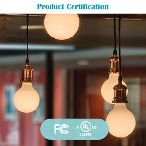 Chất lượng ổn định 110-130V không nhấp nháy Dimmable <span class=keywords><strong>Globe</strong></span> <span class=keywords><strong>Bulb</strong></span> G40 LED bóng đèn dây tóc 7 Wát 800lm rõ ràng Glass cơ thể E26 cơ sở <span class=keywords><strong>ul</strong></span> CUL chứng nhận - Product Image 3