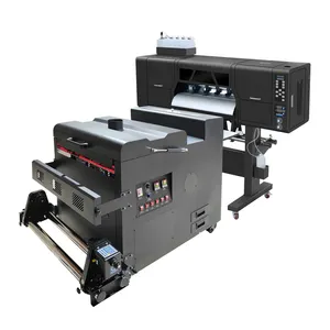 Fully automatic Printer bundle inkjet printers dtf 60cm 2 heads dtf printer for heat transfer pet film t-shirt printing