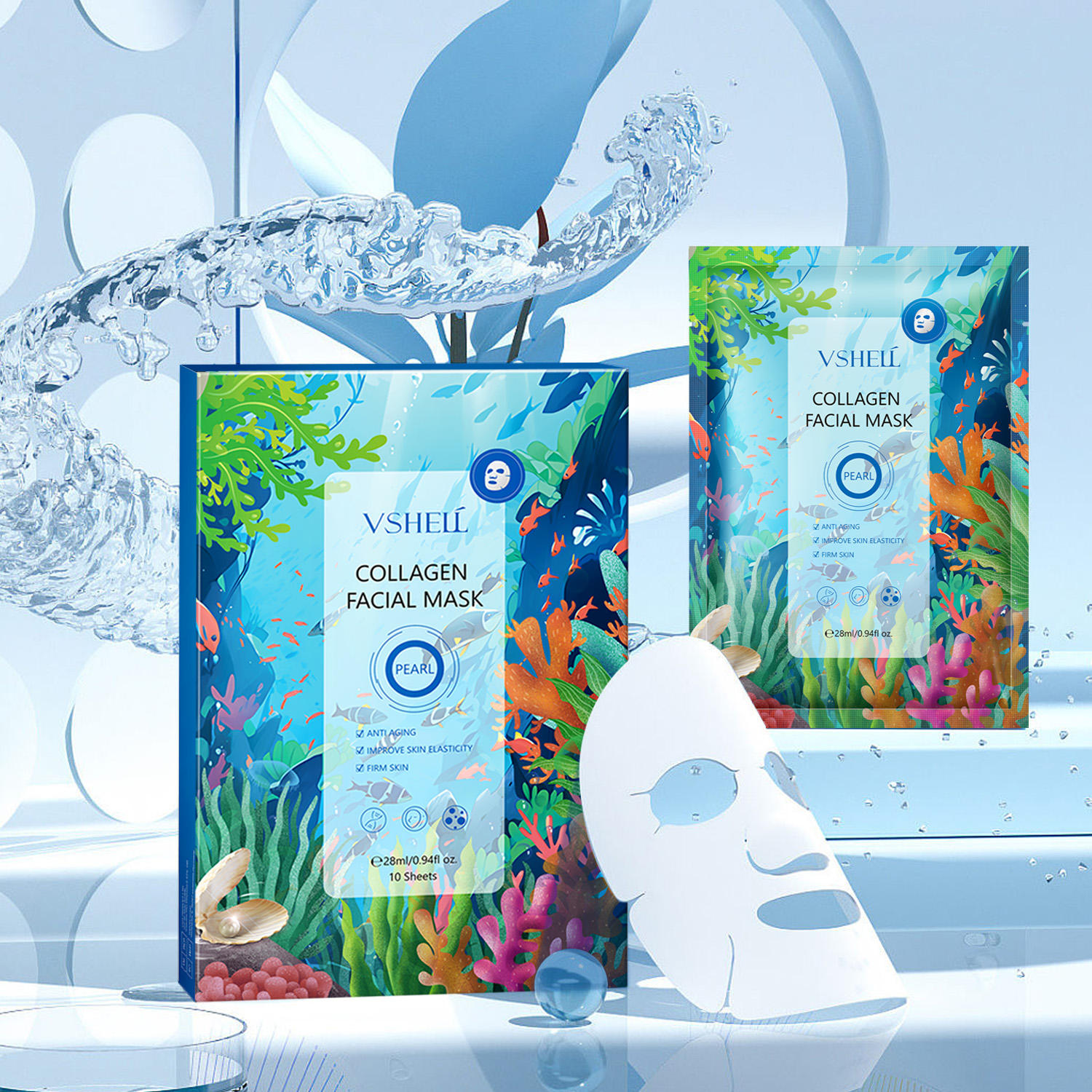 Collagen Sheet Mask * 10 Pack | D2WM43024W