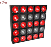 Panel LED Matrix Superbrillante de 25x30w, Blinder Cob LED DMX 5x5 4en1 RGB, Luz de Matriz de Píxeles LED