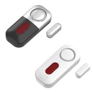 Meinoe نوع أسود 130db صفارة إنذار نافذة نافذة أو قفل باب مغناطيسي إنذار مضاد للسرقة أمن المنزل - Product Image 1