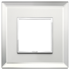 Vimar Wall <b>Switch</b> Ice Silver <b>Plate</b> 13.55 Cm Length 3.9 Cm Height - Product Image 1